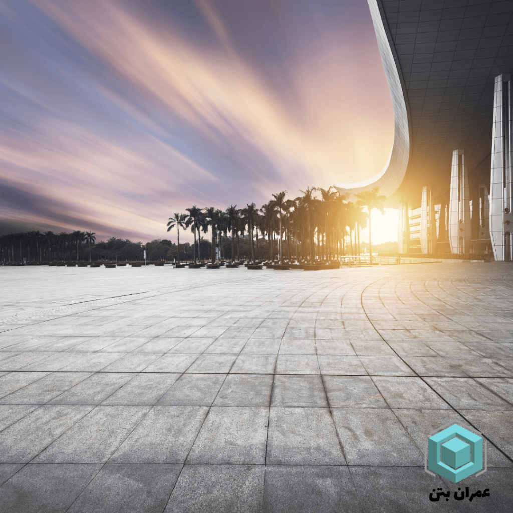 محوطه بتن شده-خرید بتن شیراز بتن آماده شیراز