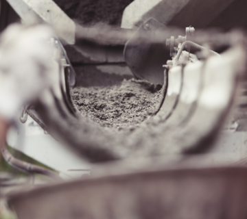 بتن ریززی در حال انجام در شهر شیراز